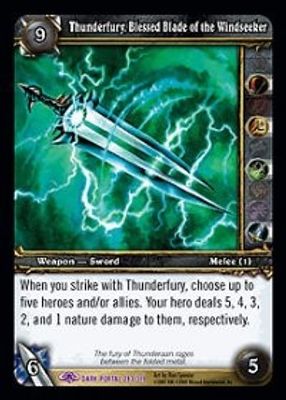 Thunderfury, Blessed Blade of the Windseeker