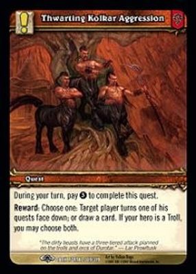 Thwarting Kolkar Aggression