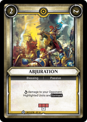 Abjuration (Claimed)
