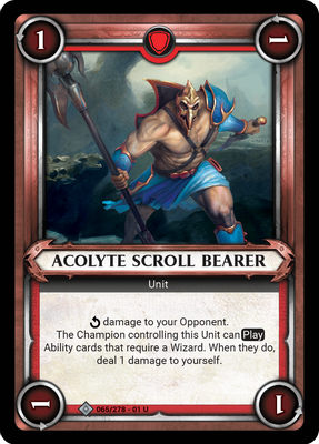 Acolyte Scroll Bearer (Unclaimed)