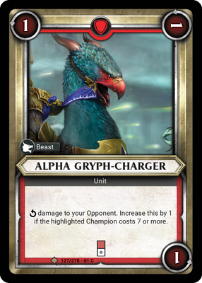 Alpha Gryph-Charger (Claimed)
