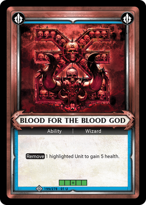 Blood for the Blood God (Unclaimed)