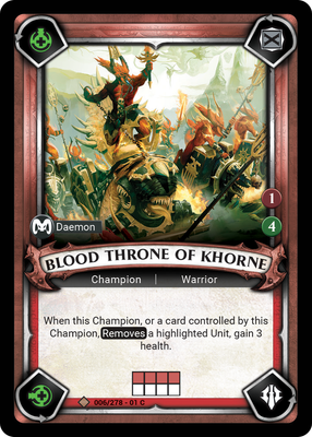 Blood Throne of Khorne (Unclaimed)