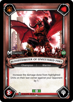 Bloodthirster of Unfettered Fury (Claimed)