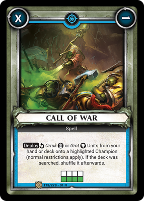 Call of War (Unclaimed)