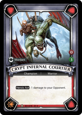 Crypt Infernal Courtier (Unclaimed)