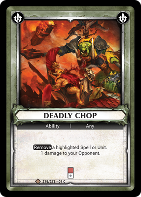 Deadly Chop (Claimed)