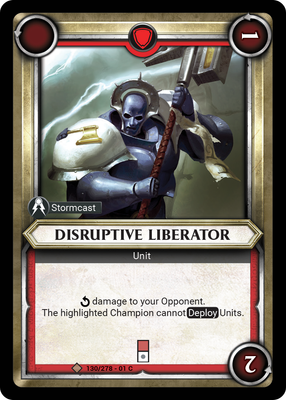 Disruptive Liberator (Unclaimed)