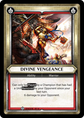Divine Vengeance (Unclaimed)