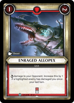 Enraged Allopex (Claimed)