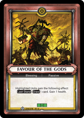 Favour of the Gods (Unclaimed)
