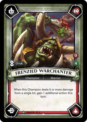 Frenzied Warchanter (Claimed)
