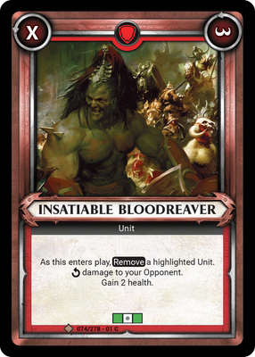Insatiable Bloodreaver (Unclaimed)