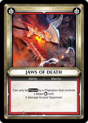 Jaws of Death (Unclaimed)