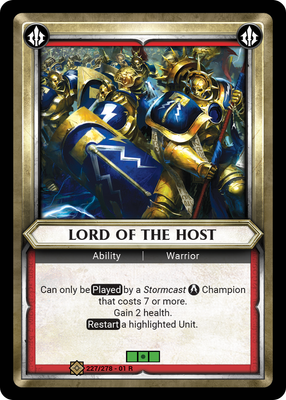 Lord of the Host (Unclaimed)