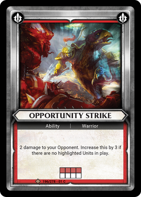Opportunity Strike (Unclaimed)