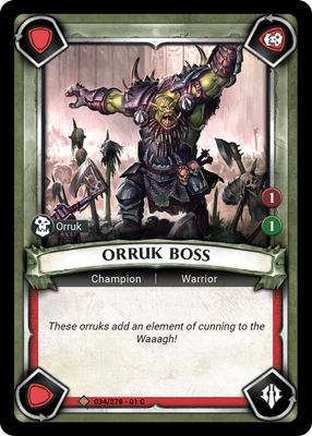 Orruk Boss (Unclaimed)
