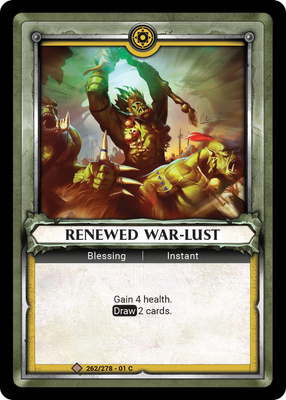 Renewed War-Lust (Unclaimed)