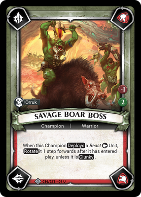 Savage Boar Boss (Unclaimed)