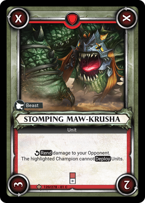 Stomping Maw-Krusha (Unclaimed)