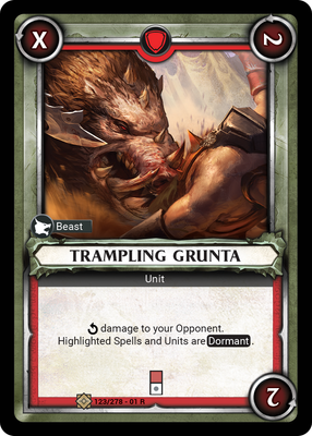 Trampling Grunta (Unclaimed)