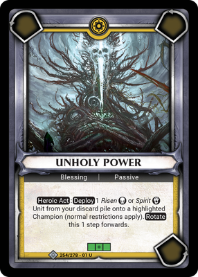 Unholy Power (Unclaimed)