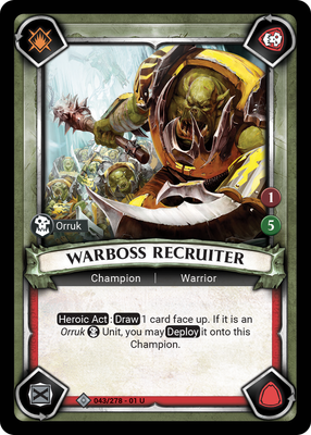 Warboss Recruiter (Unclaimed)