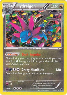 Hydreigon - 074/119 (Cosmos Holo)