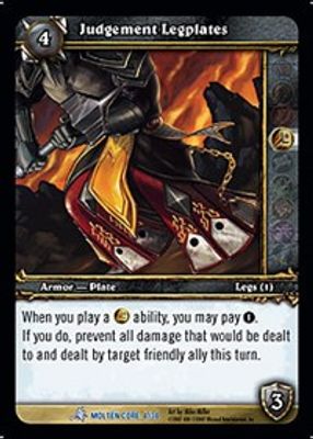Judgement Legplates