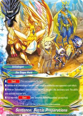 Sentence: Battle Preparations