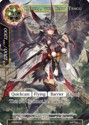 Karura, the Crow Tengu (Full Art)