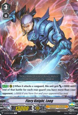 Fiery Knight, Loeg