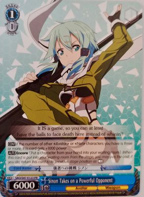 Sinon Takes on a Powerful Opponent - SAO/S47-E123 PR