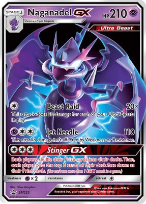 Naganadel GX card