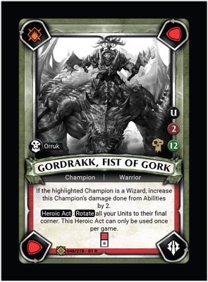 Gordrakk, Fist of Gork (Founder Pack Exclusive) (Claimed)
