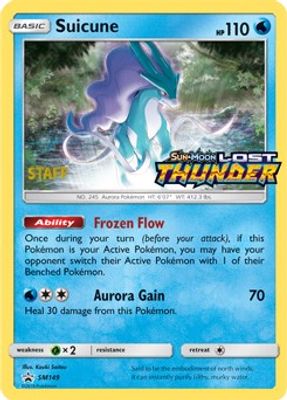 Suicune - SM149 (Prerelease) [Staff]