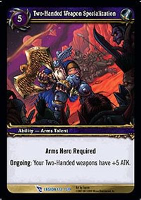 Two-Handed Weapon Specialization