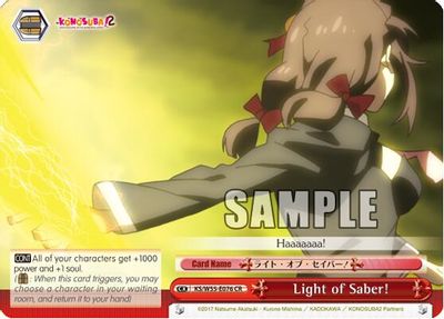 Light of Saber!