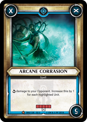 Arcane Corrasion (Claimed)