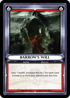 Barrow's Will (Claimed)