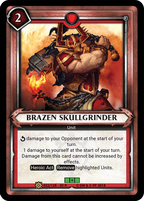 Brazen Skullgrinder (Claimed)