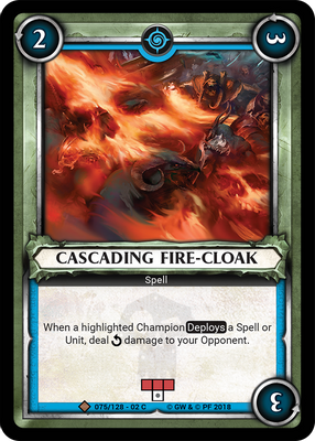 Cascading Fire-Cloak (Claimed)