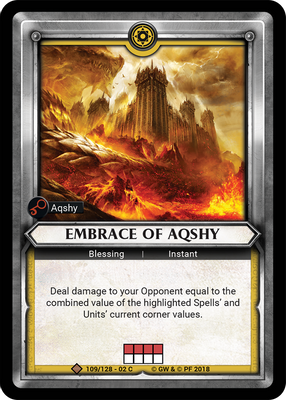 Embrace of Aqshy (Claimed)