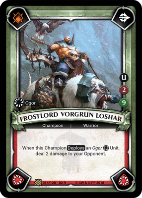 Frostlord Vorgrun Loshar (Claimed)