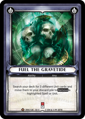 Fuel the Gravetide (Unclaimed)