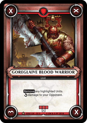 Goreglaive Blood Warrior (Claimed)