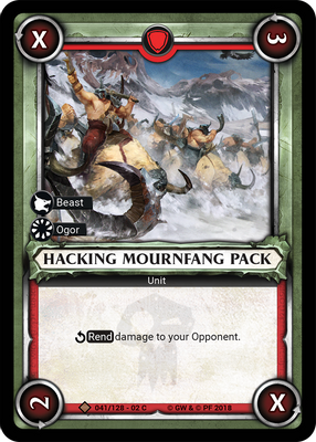 Hacking Mournfang Pack (Claimed)