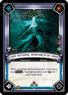 Lady Olynder, Mortarch of Grief (Claimed)