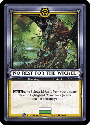 No Rest for the Wicked (Unclaimed)