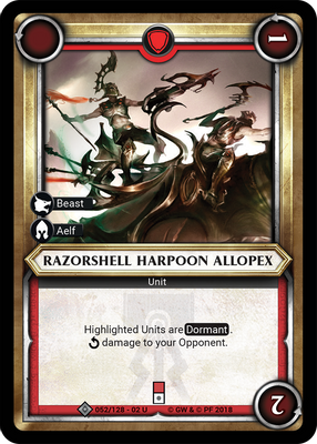 Razorshell Harpoon Allopex (Unclaimed)